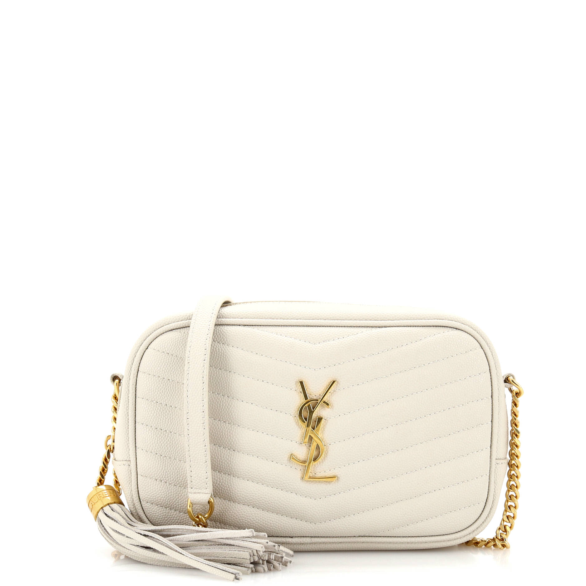 Lou Camera Bag Matelasse Chevron Leather Mini
