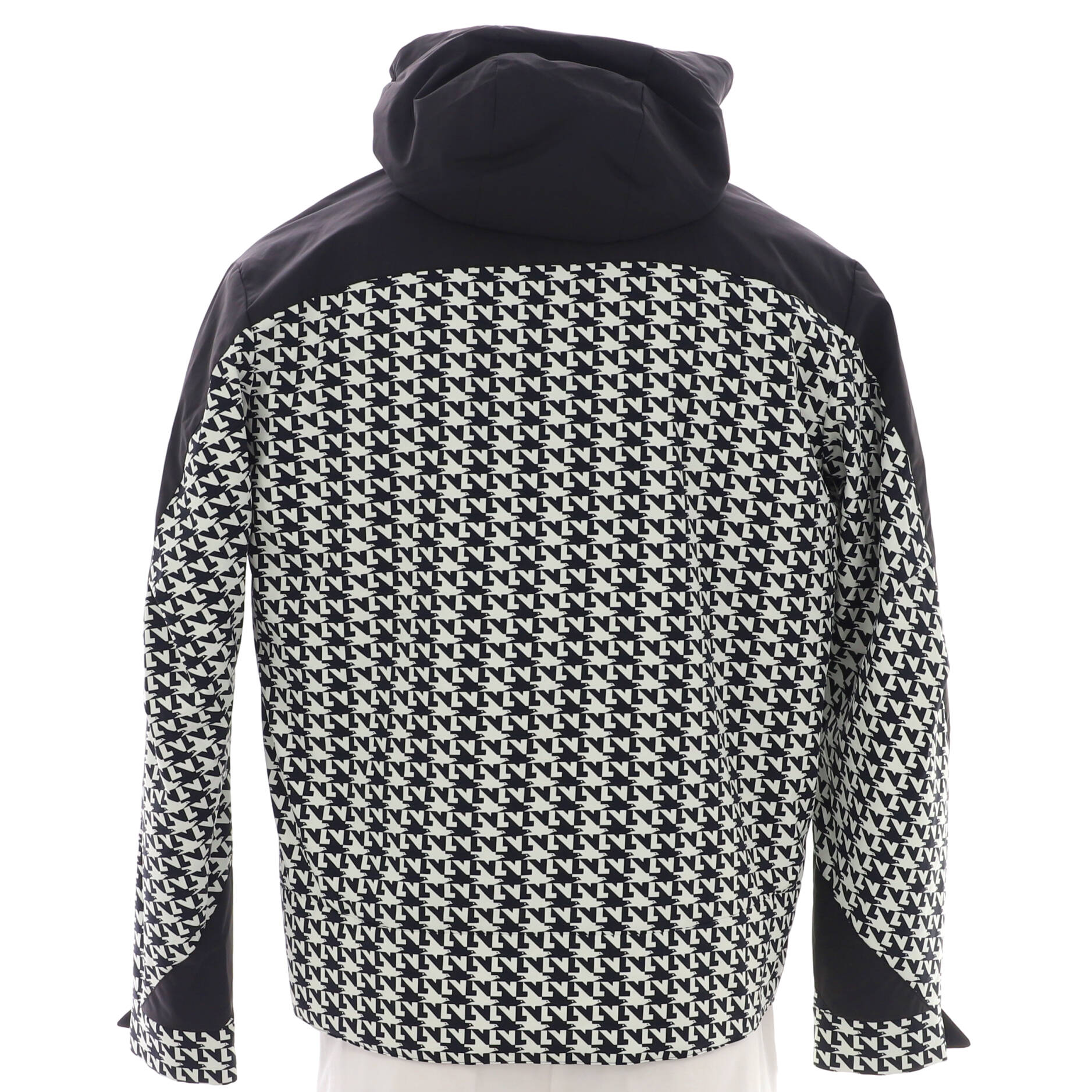 Men's LV Doves Houndstooth Padded Hooded Blouson Polyamide Blend