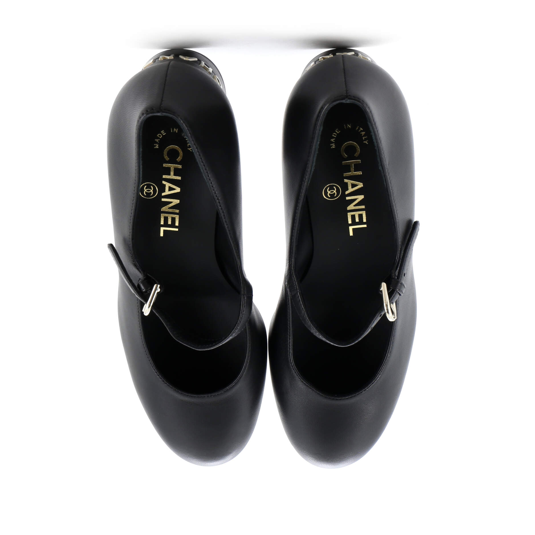Women's Cap Toe CC Mary Jane Flats Leather