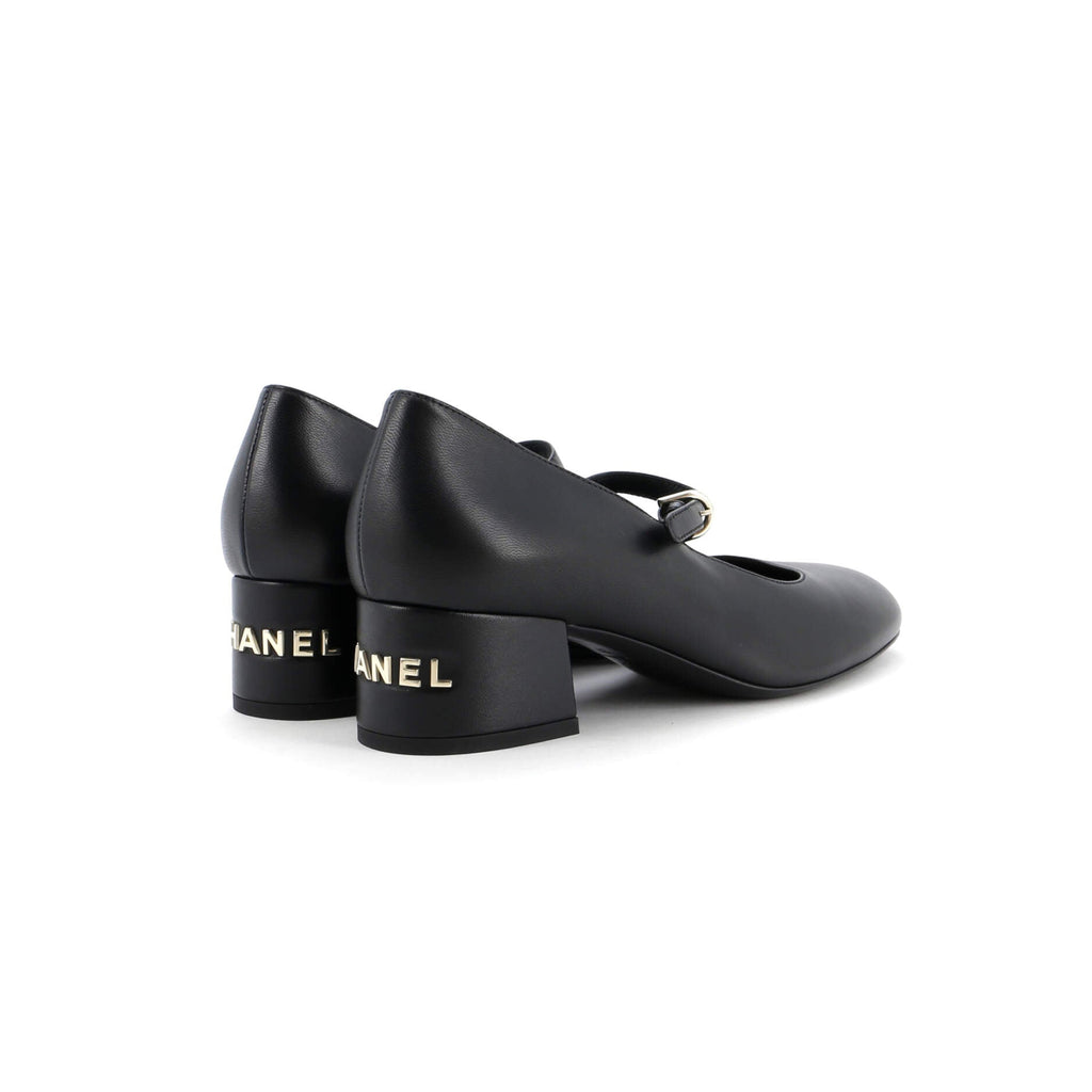 Women's Cap Toe CC Mary Jane Flats Leather