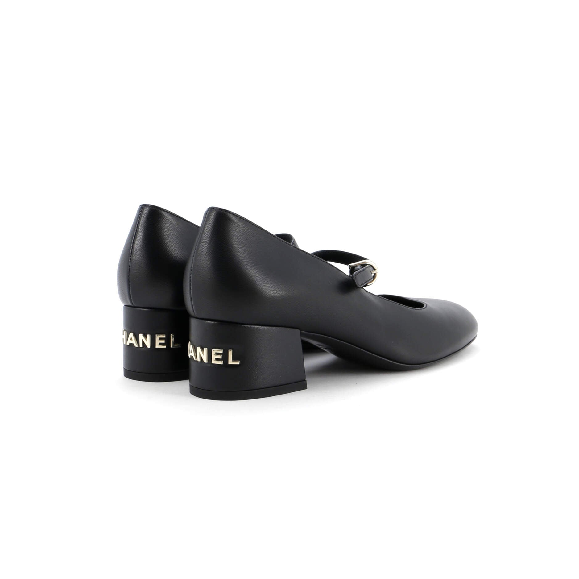 Women's Cap Toe CC Mary Jane Flats Leather