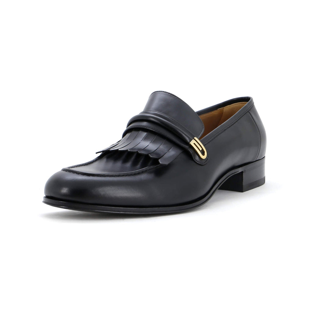 Men's Mirrored G Fringe Loafers Leather