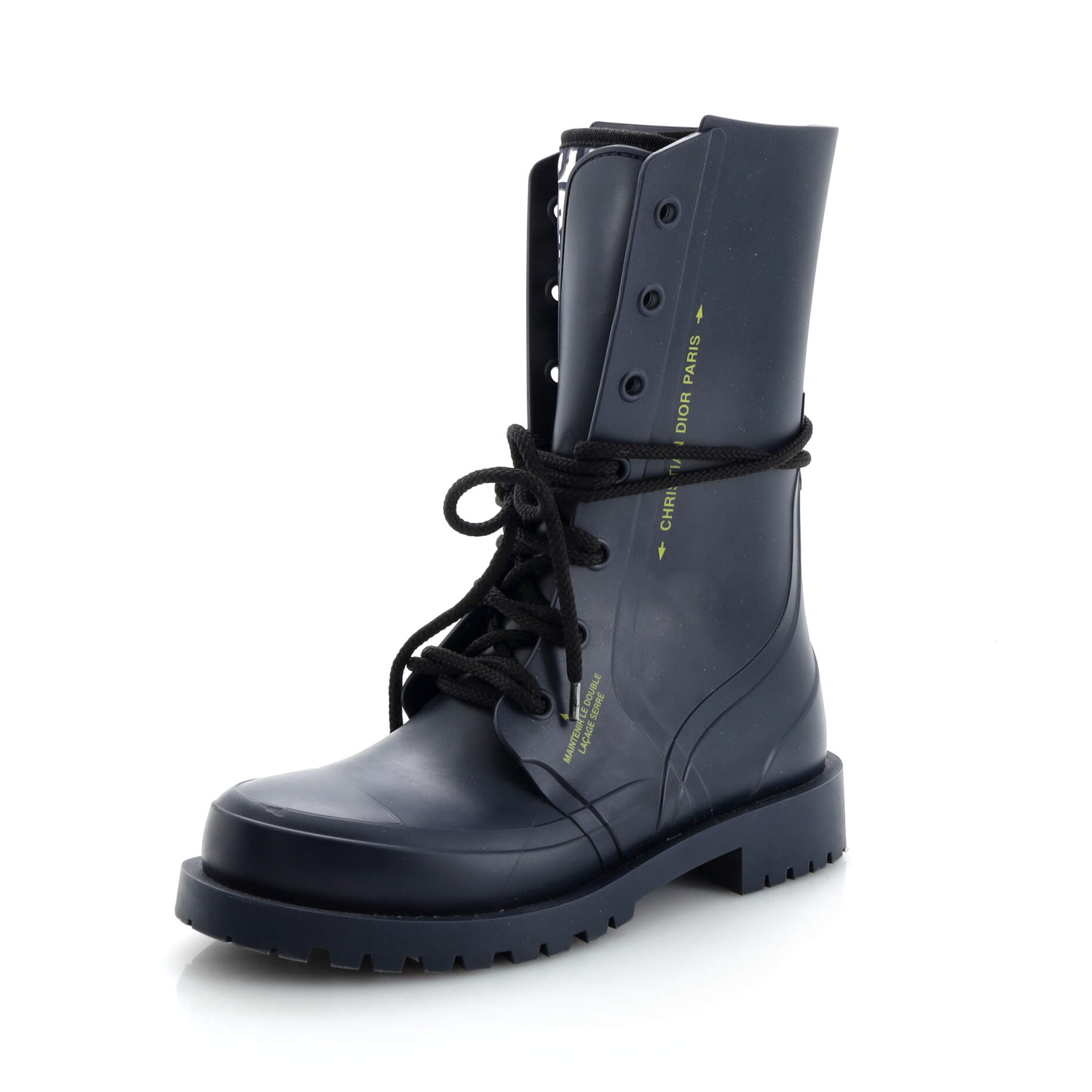 Women's Diorcamp Combat Rain Boots Rubber