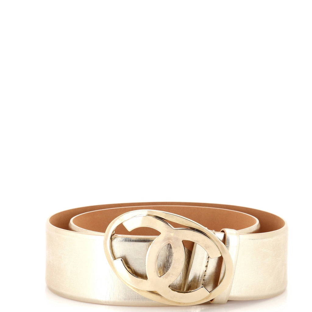 Oval CC Belt Calfskin Wide 90
