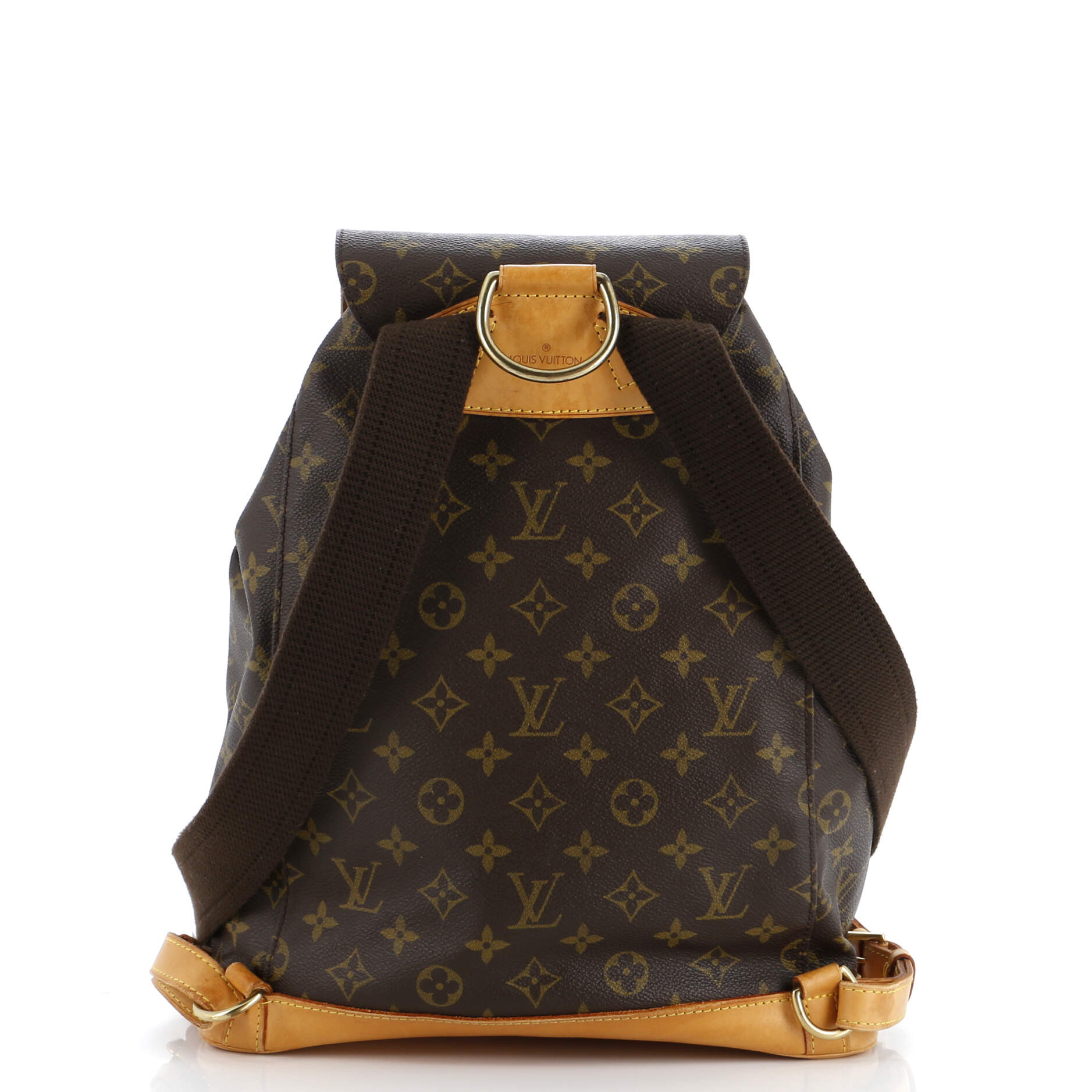 Louis Vuitton Vintage Montsouris Backpack Monogram Canvas GM