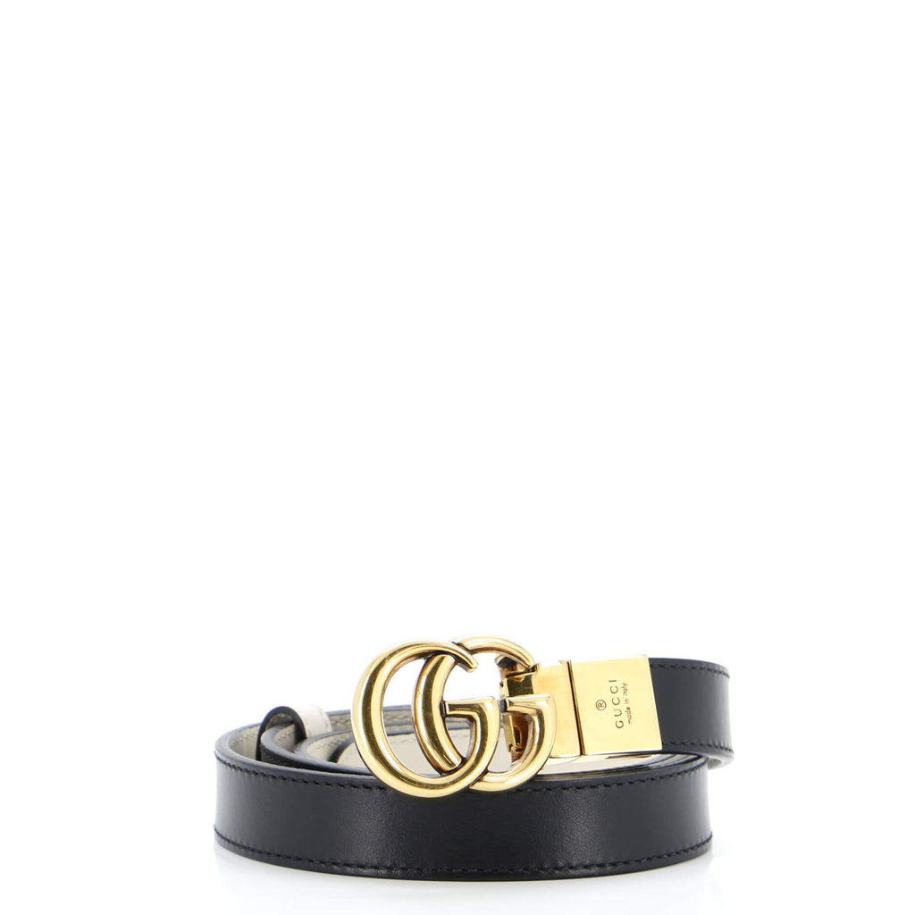GG Marmont Reversible Belt Leather Thin 100