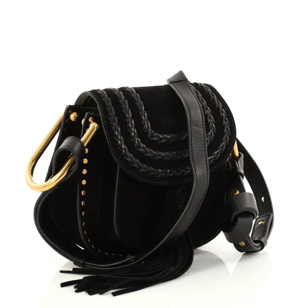 Hudson Handbag Whipstitch Suede Mini