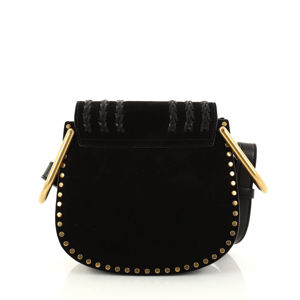 Hudson Handbag Whipstitch Suede Mini