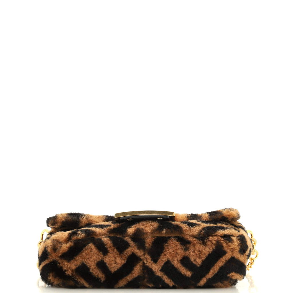 Baguette NM Bag Zucca Shearling Mini