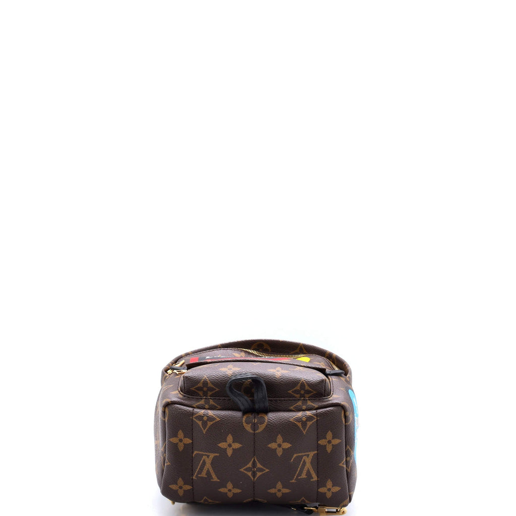 Louis Vuitton Palm Springs Backpack Limited Edition World Tour Monogram Canvas Mini
