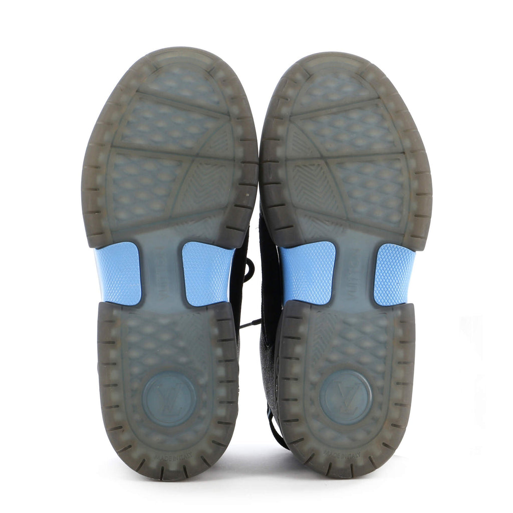 x Lucien Clark Men's A View Sneakers Monogram Eclipse Canvas with Suede and Mesh