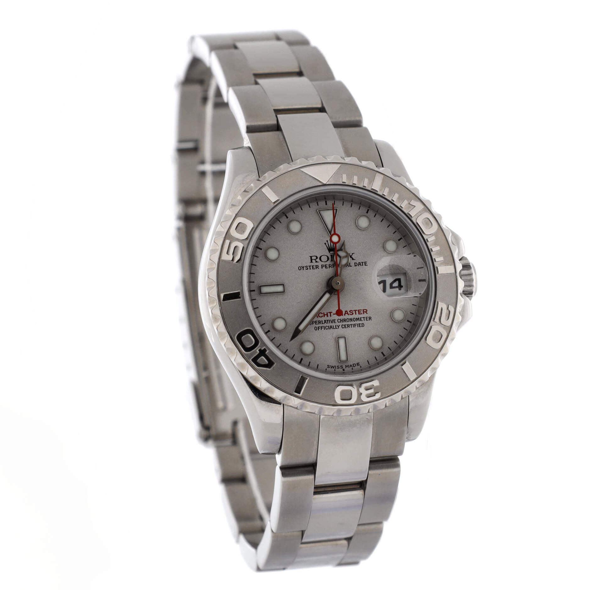 Oyster Perpetual Yacht-Master Automatic Watch Stainless Steel and Platinum 29