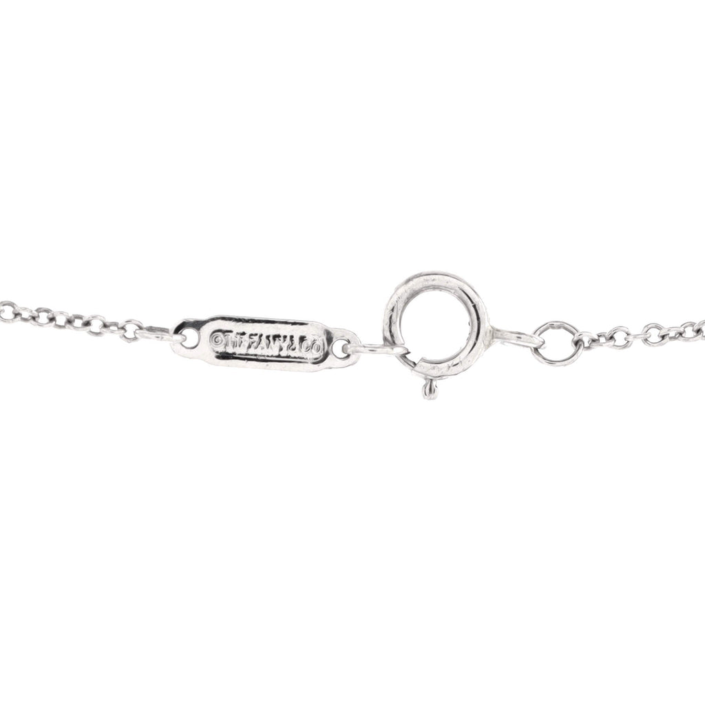 Heart 3 Diamond Pendant Necklace Platinum with Diamonds