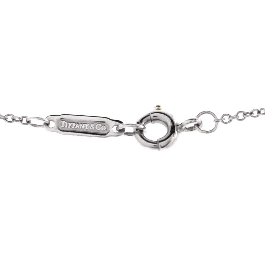 Garden Flower Pendant Necklace Platinum and Diamonds