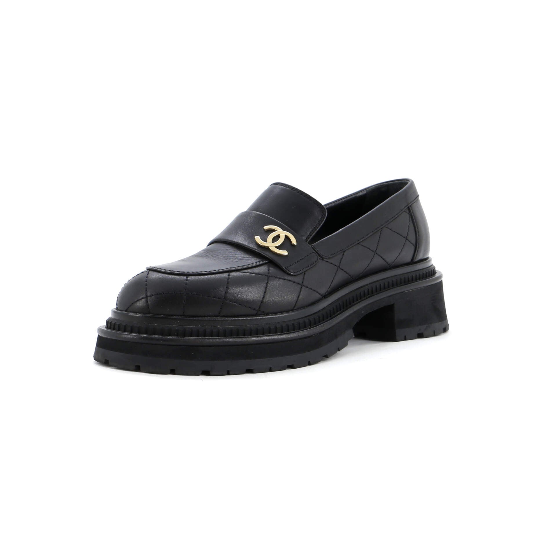 Women's CC Loafers Quilted Leather