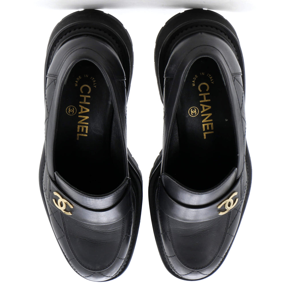 Women's CC Loafers Quilted Leather