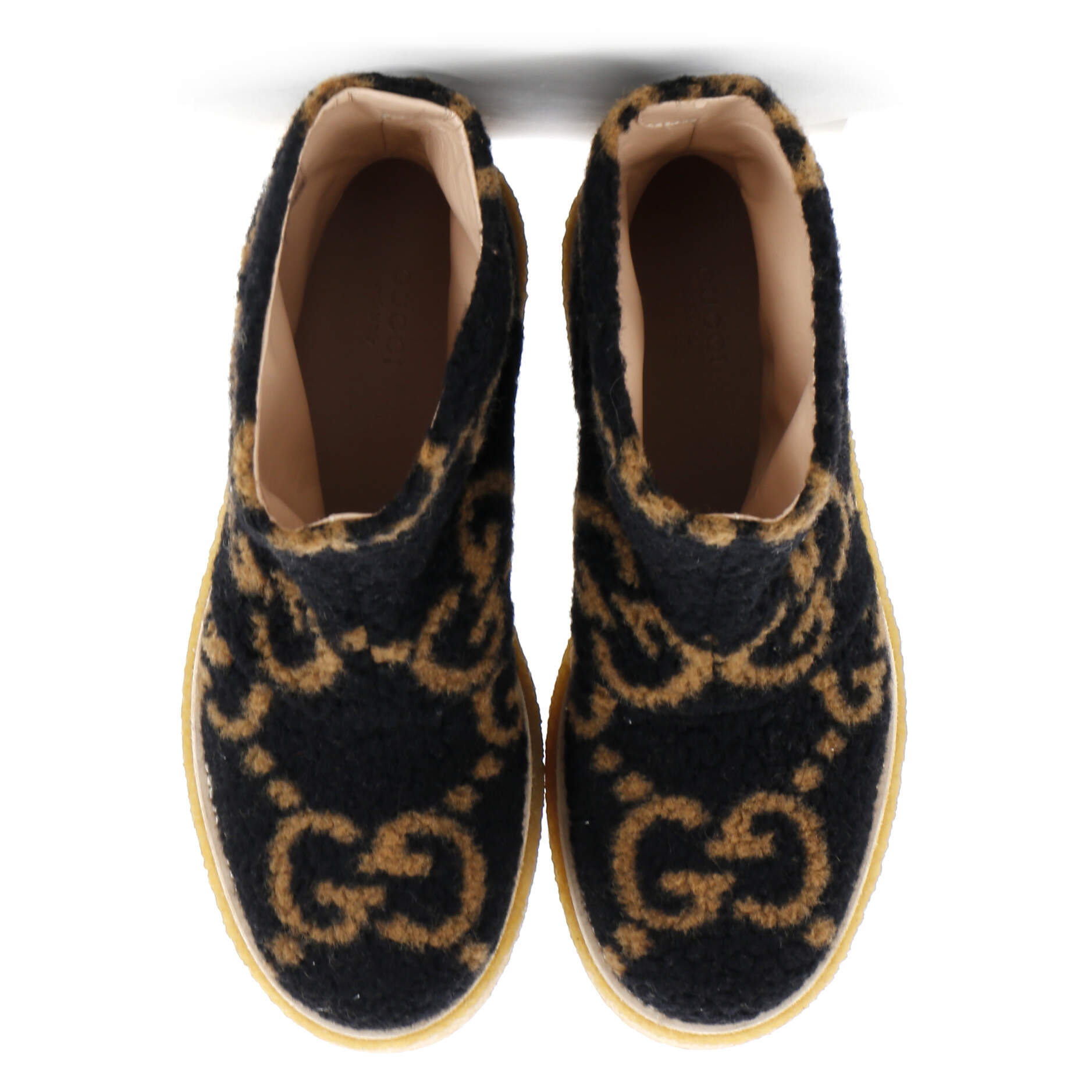 Women's Flat Ankle Boot GG Wool