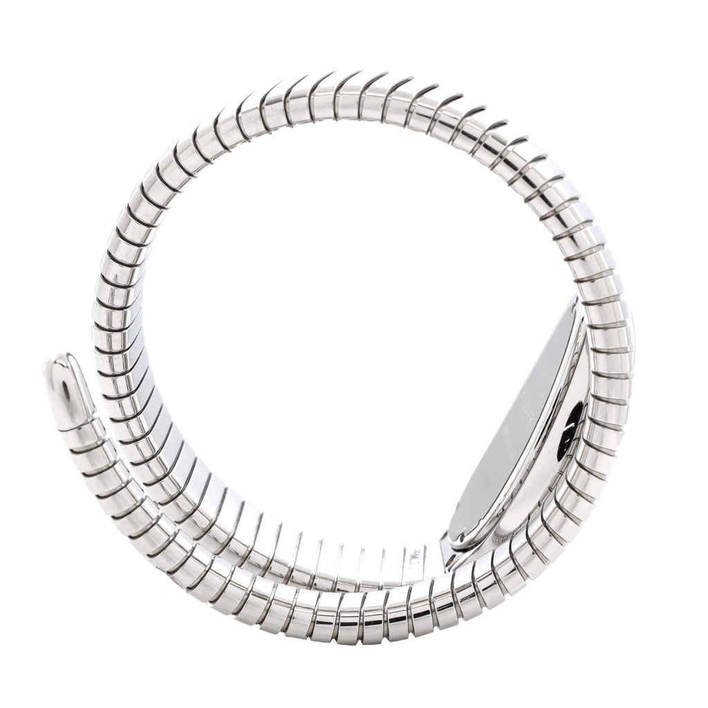 Serpenti Tubogas Single Spiral Quartz Watch Stainless Steel 23