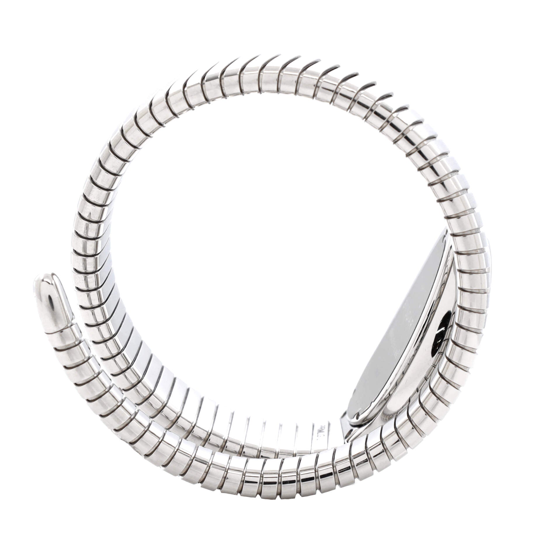 Serpenti Tubogas Single Spiral Quartz Watch Stainless Steel 23