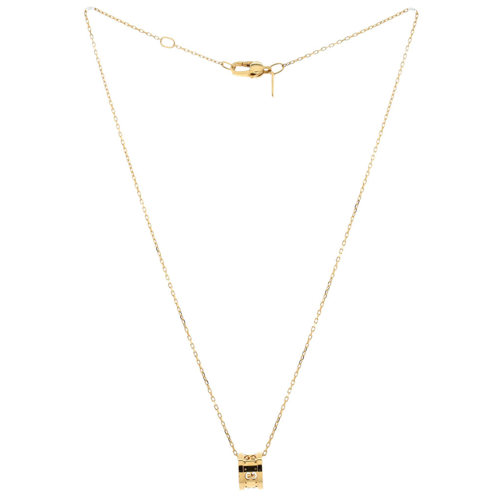 Icon Twirl Pendant Necklace 18K Yellow Gold