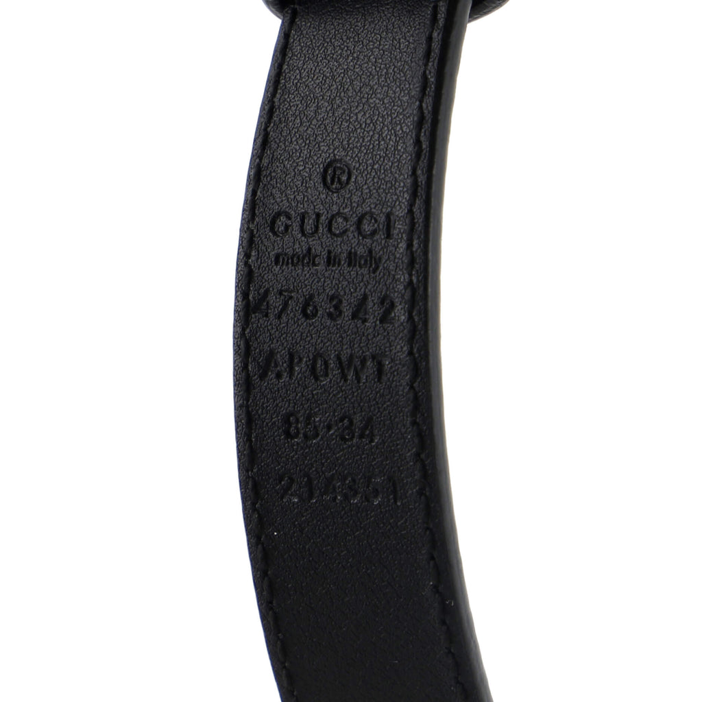 Pearly GG Marmont Belt Leather Thin 95