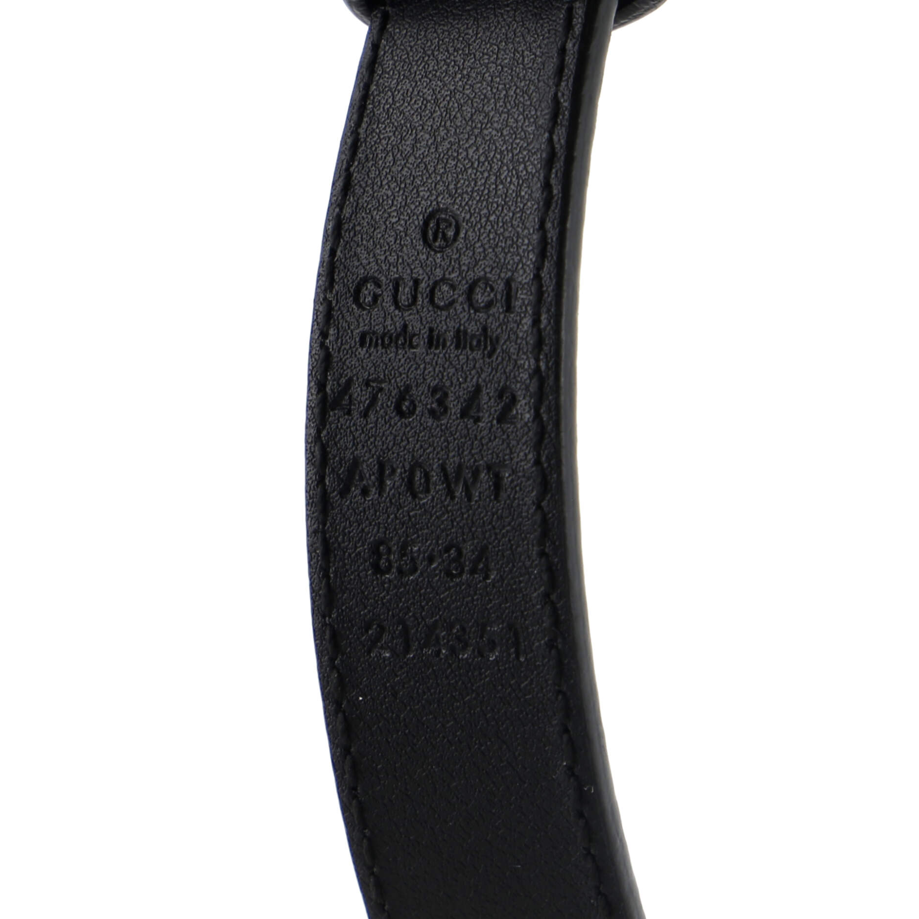 Pearly GG Marmont Belt Leather Thin 95