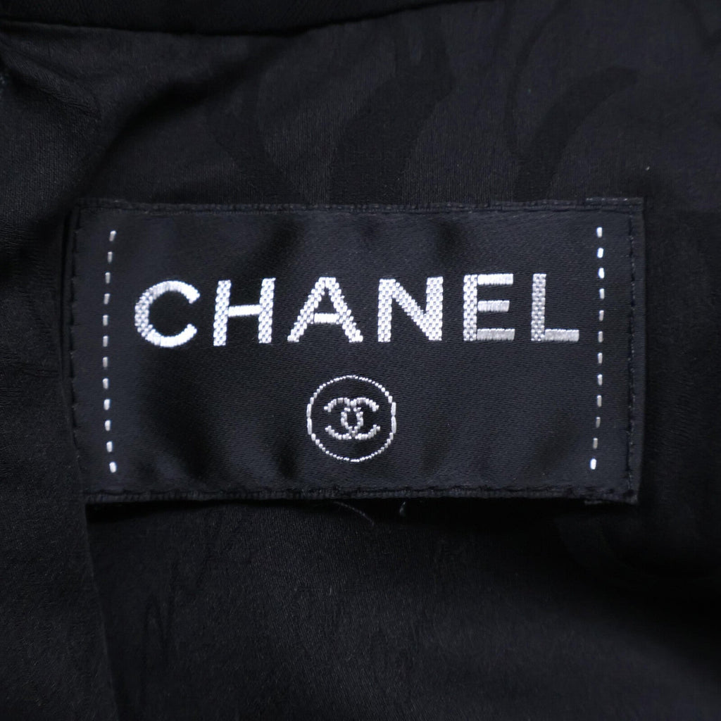 Chanel Coco Mark Plate Wool Dress