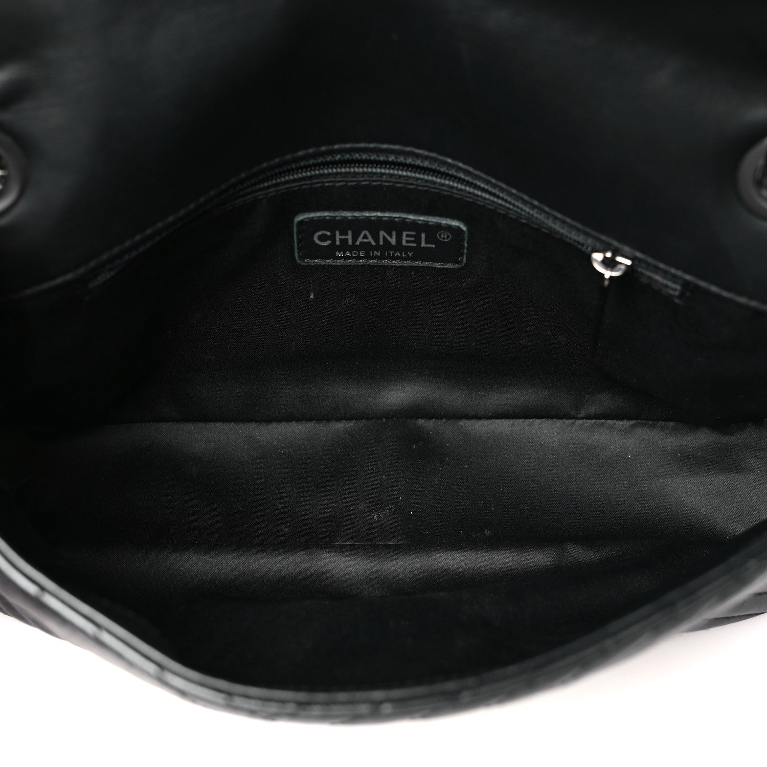 Lambskin Small CC Crossing Flap Black
