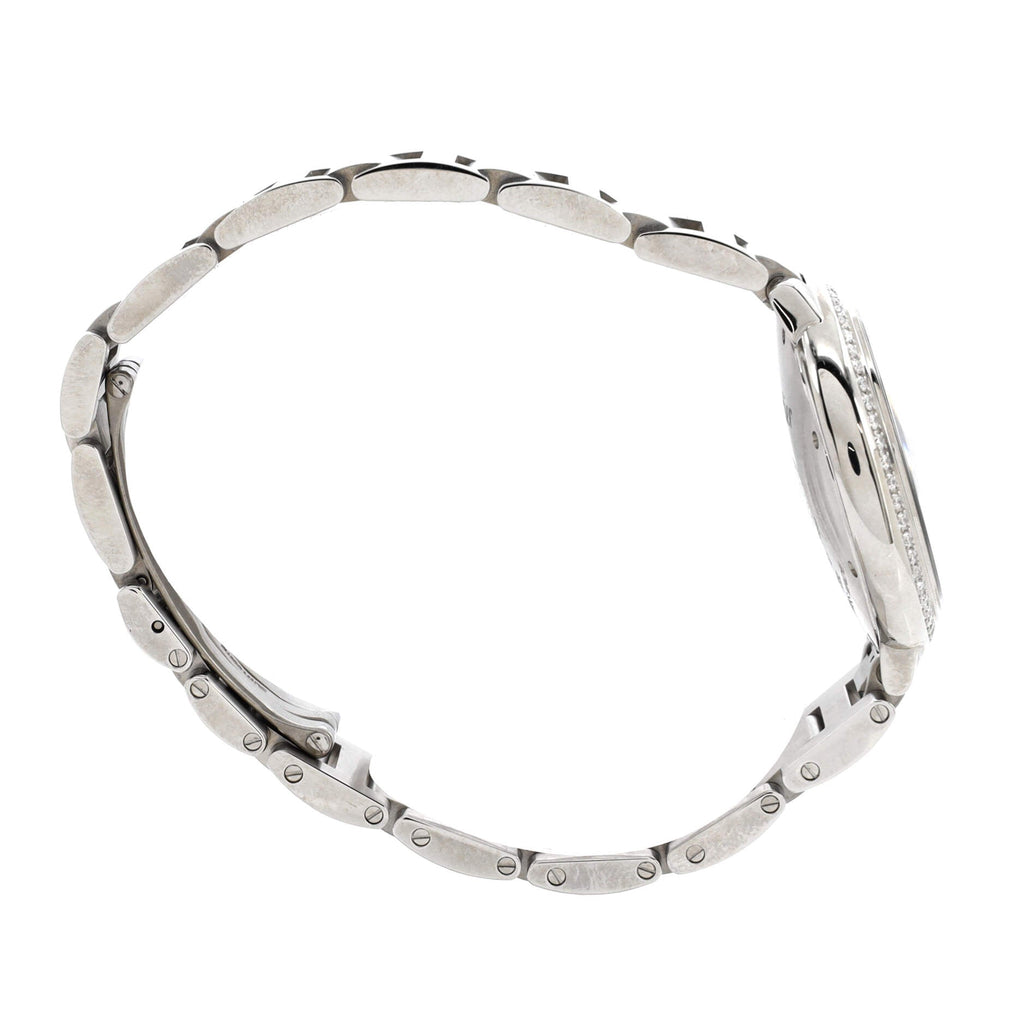 Ballon Bleu de Cartier Automatic Watch Stainless Steel with Diamond Bezel 33