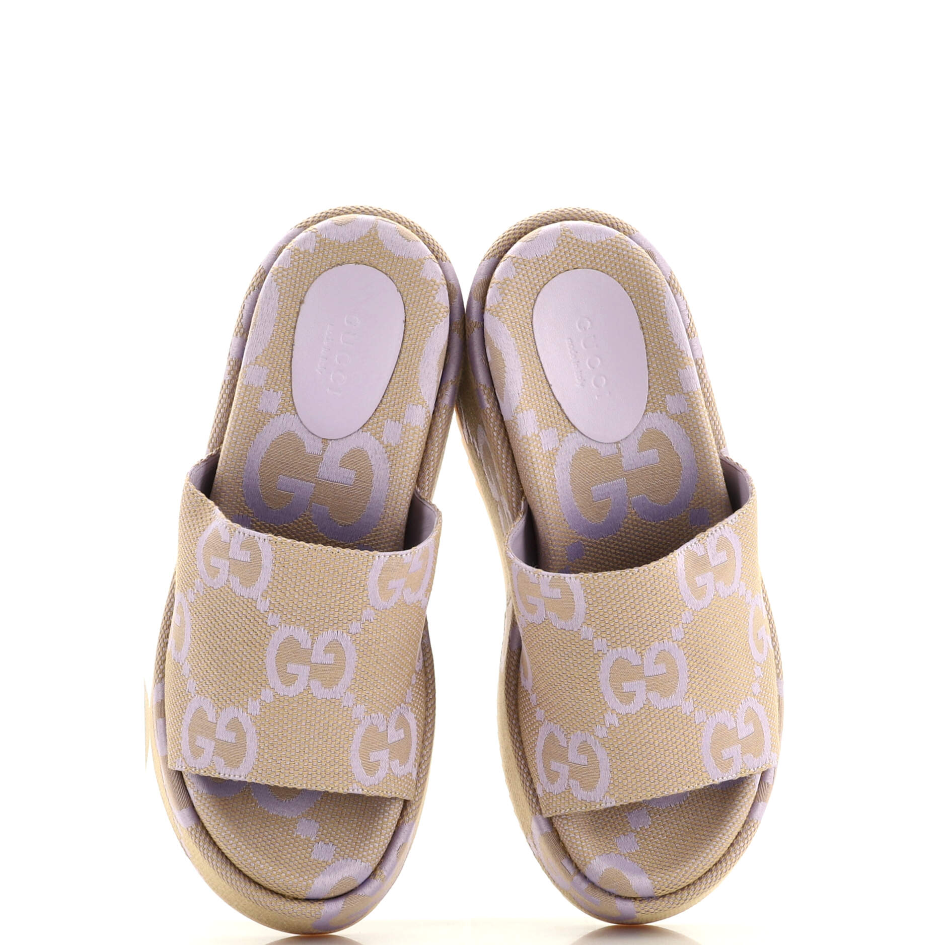 Women's Angelina Platform Wedge Sandals GG Canvas