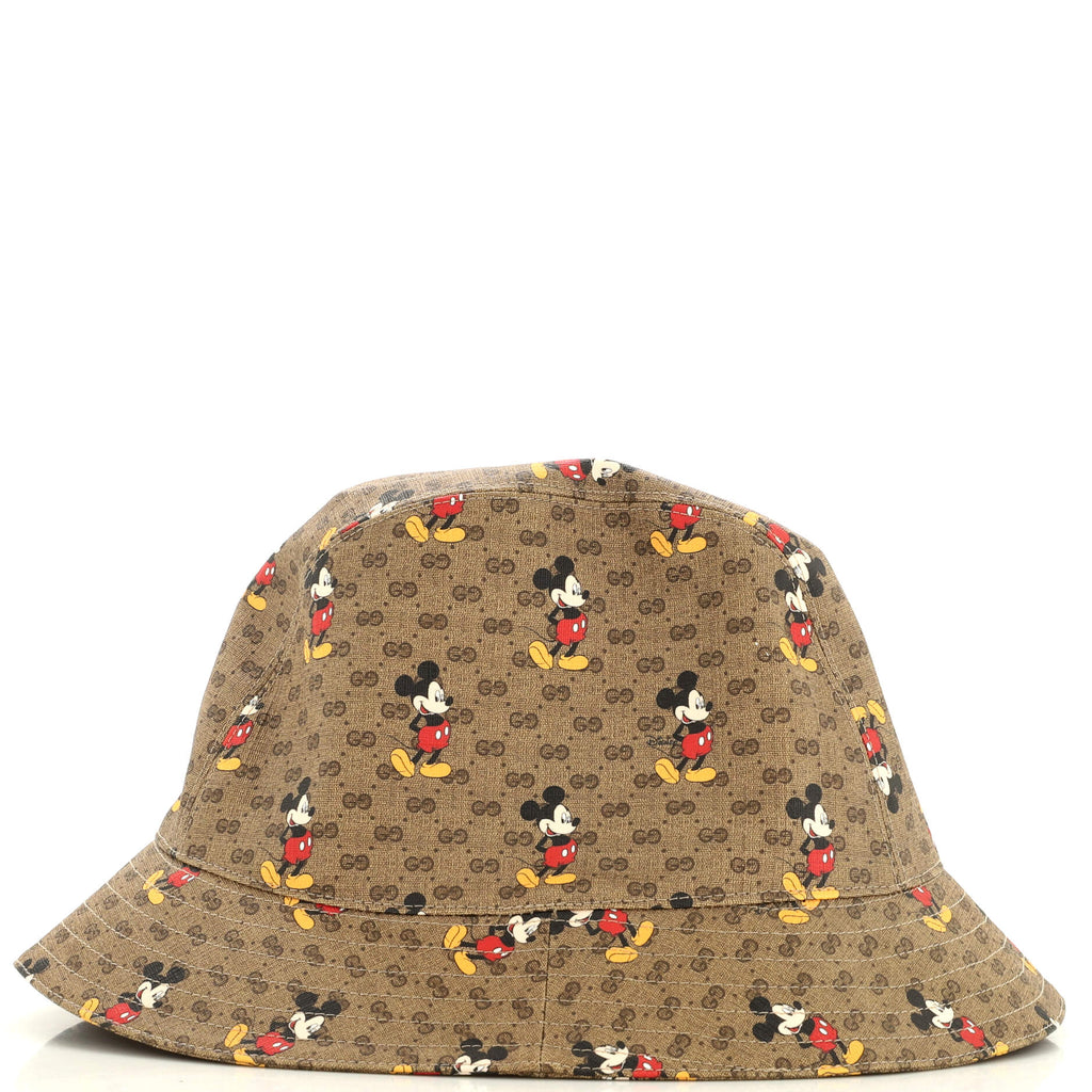 Disney Mickey Mouse Bucket Hat Printed Mini GG Coated Canvas