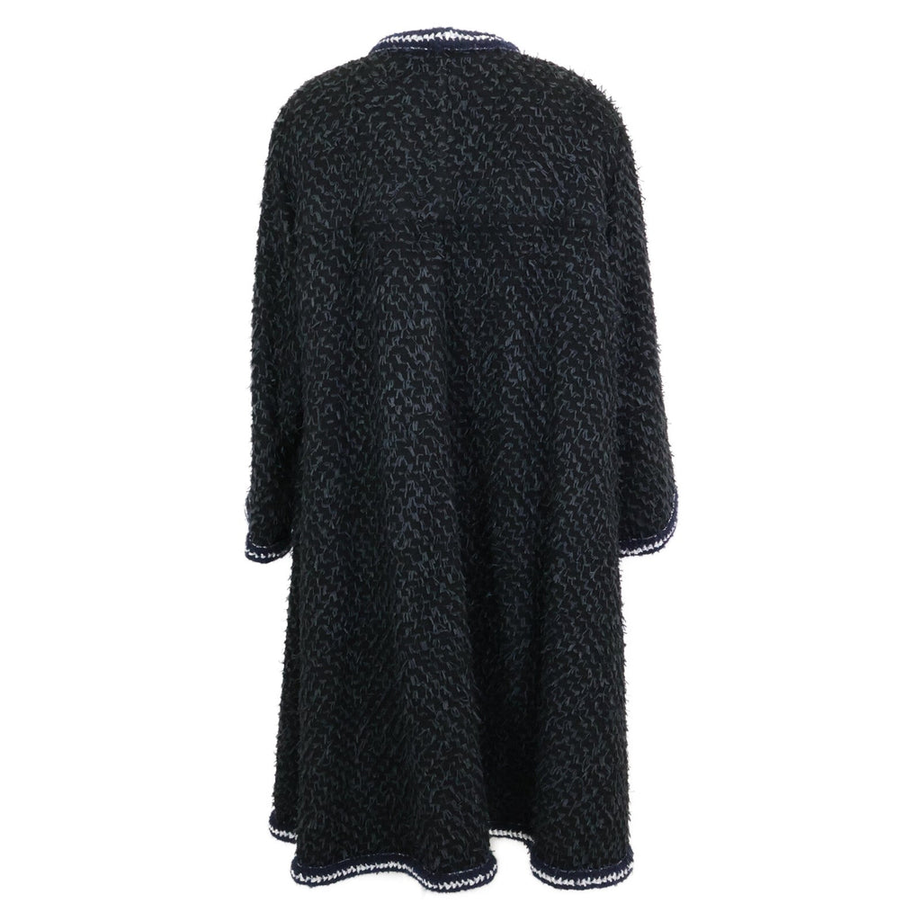 Chanel 22AW P73170V64561 Bijou Button Rayon Long Coat