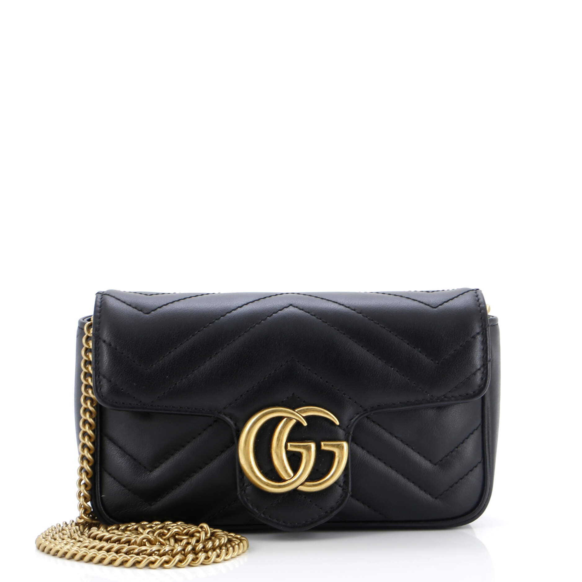 GG Marmont Flap Bag Matelasse Leather Super Mini
