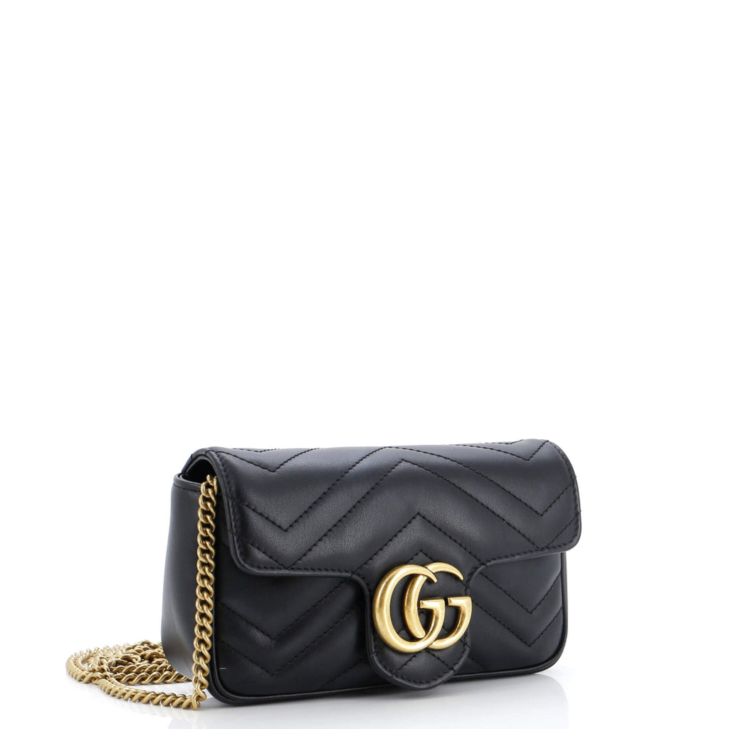 GG Marmont Flap Bag Matelasse Leather Super Mini