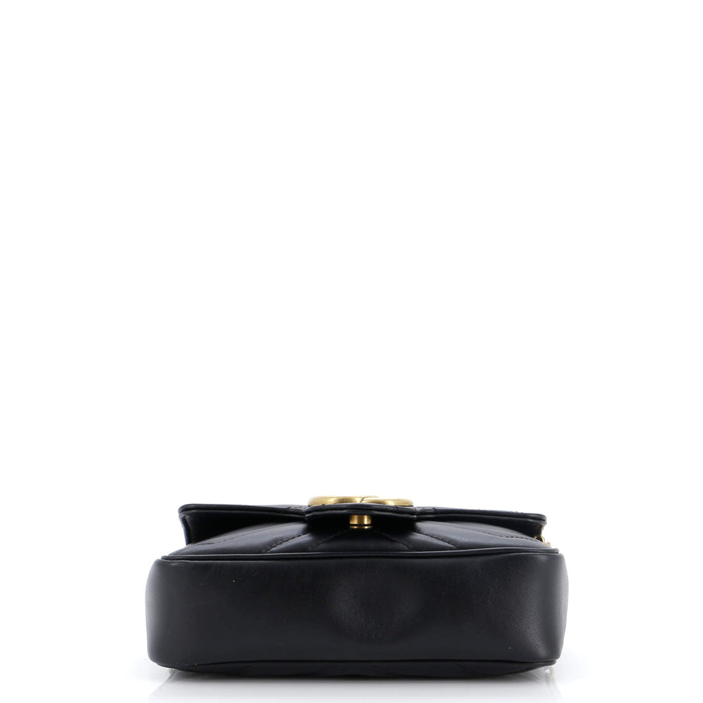 GG Marmont Flap Bag Matelasse Leather Super Mini