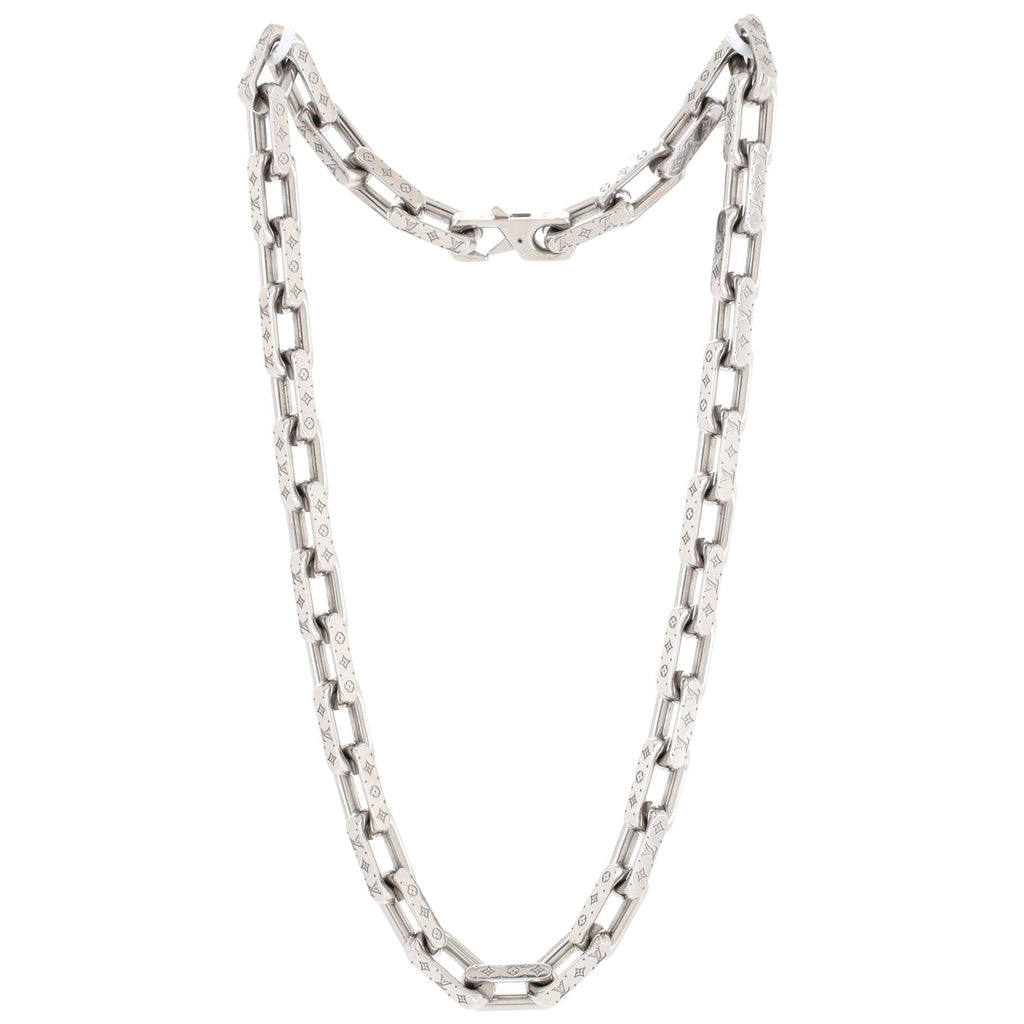 Monogram Chain Necklace Metal