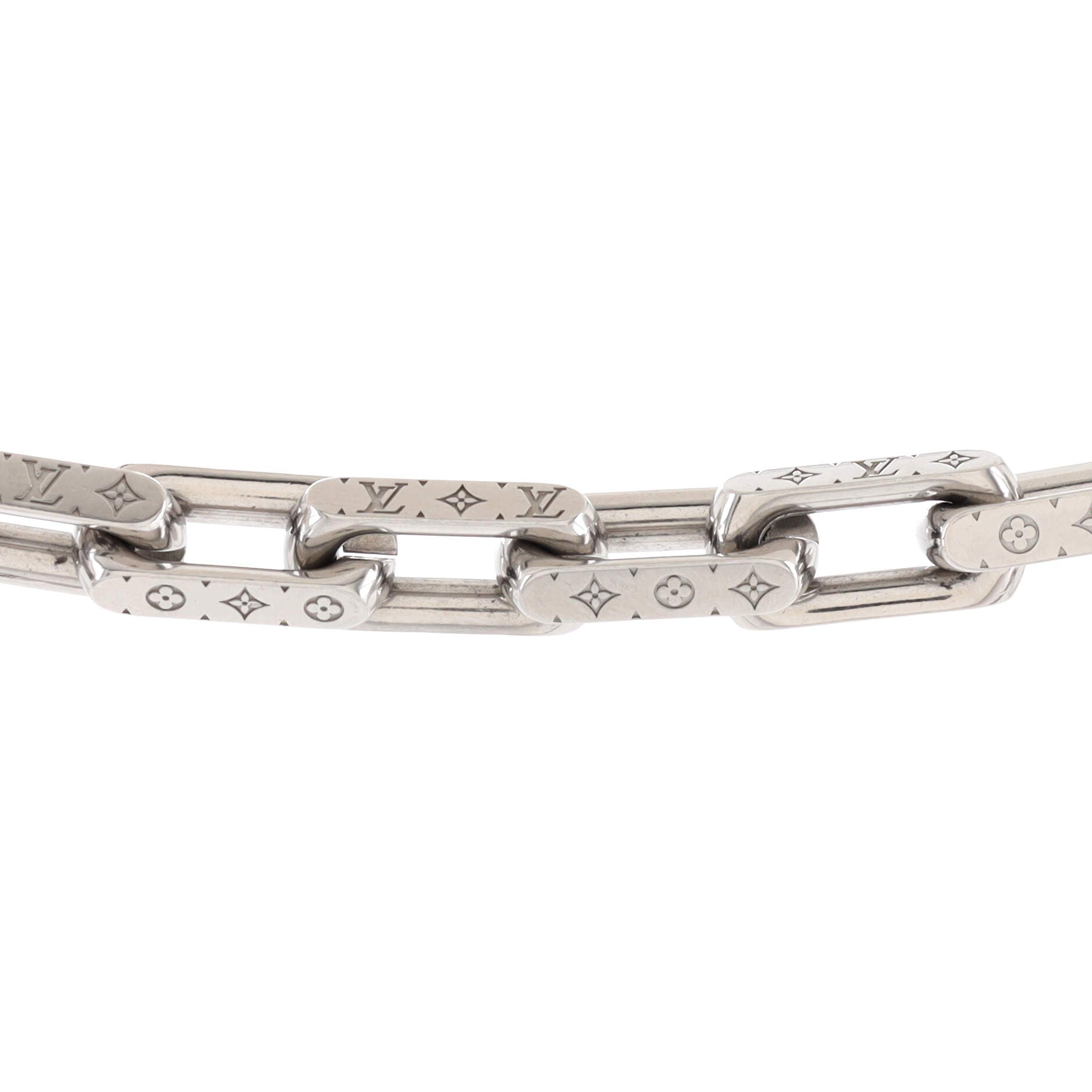 Monogram Chain Necklace Metal