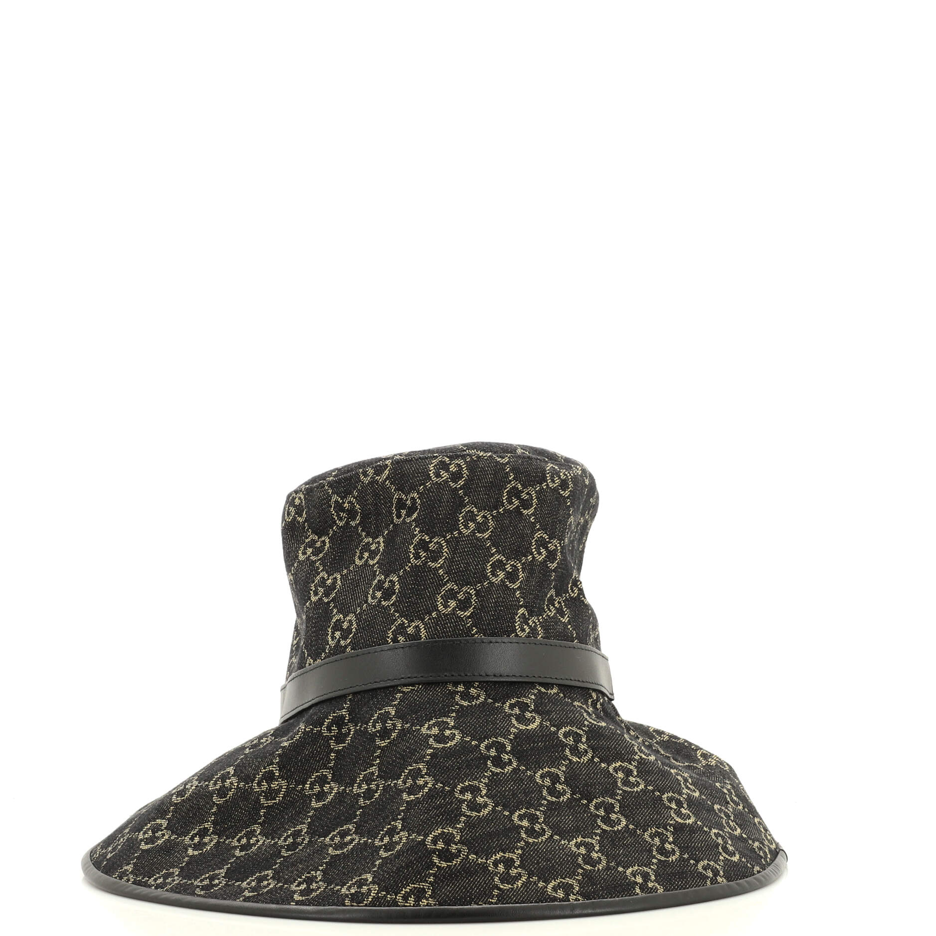 Wide Brim Hat GG Denim