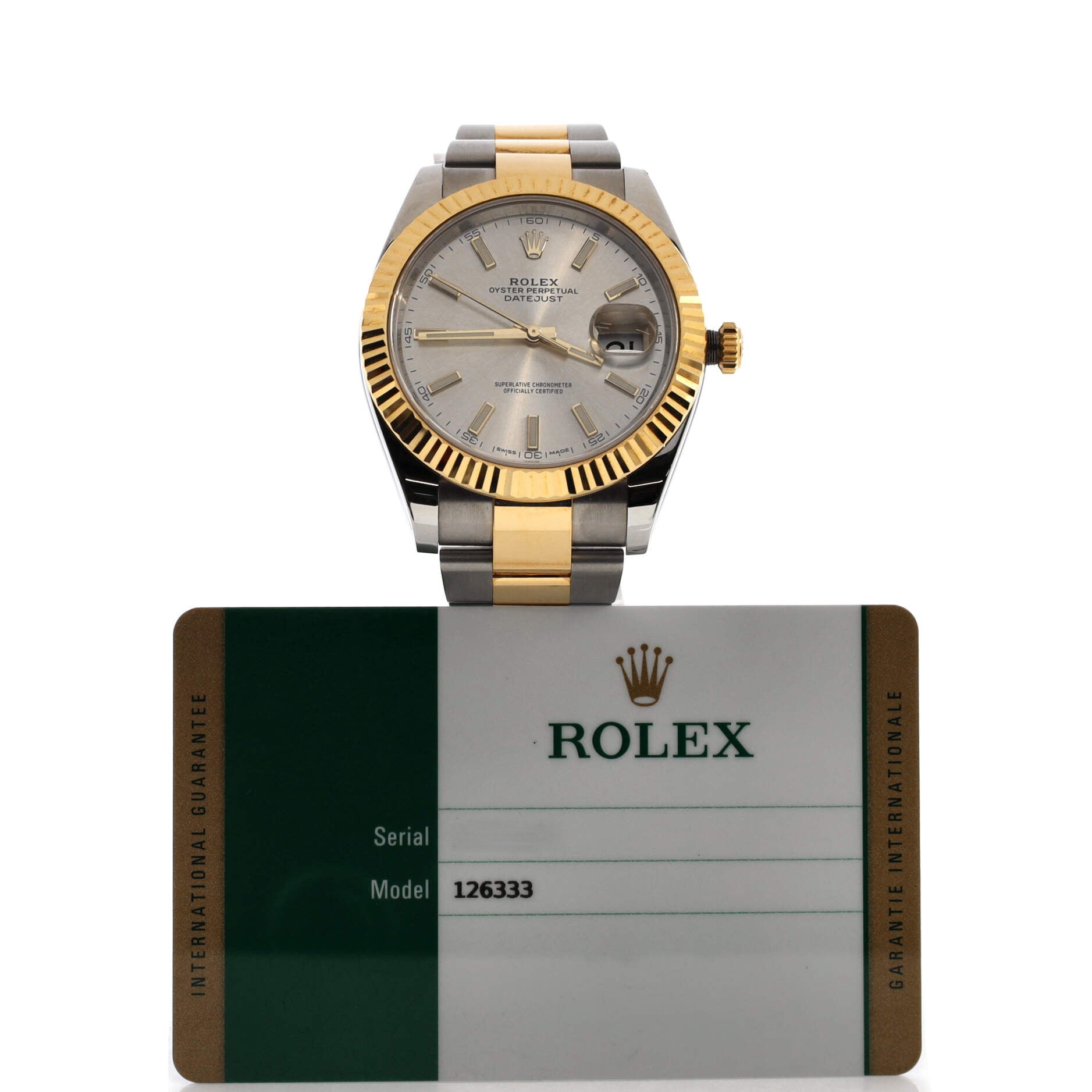 Oyster Perpetual Datejust Automatic Watch Stainless Steel and Yellow Gold 41