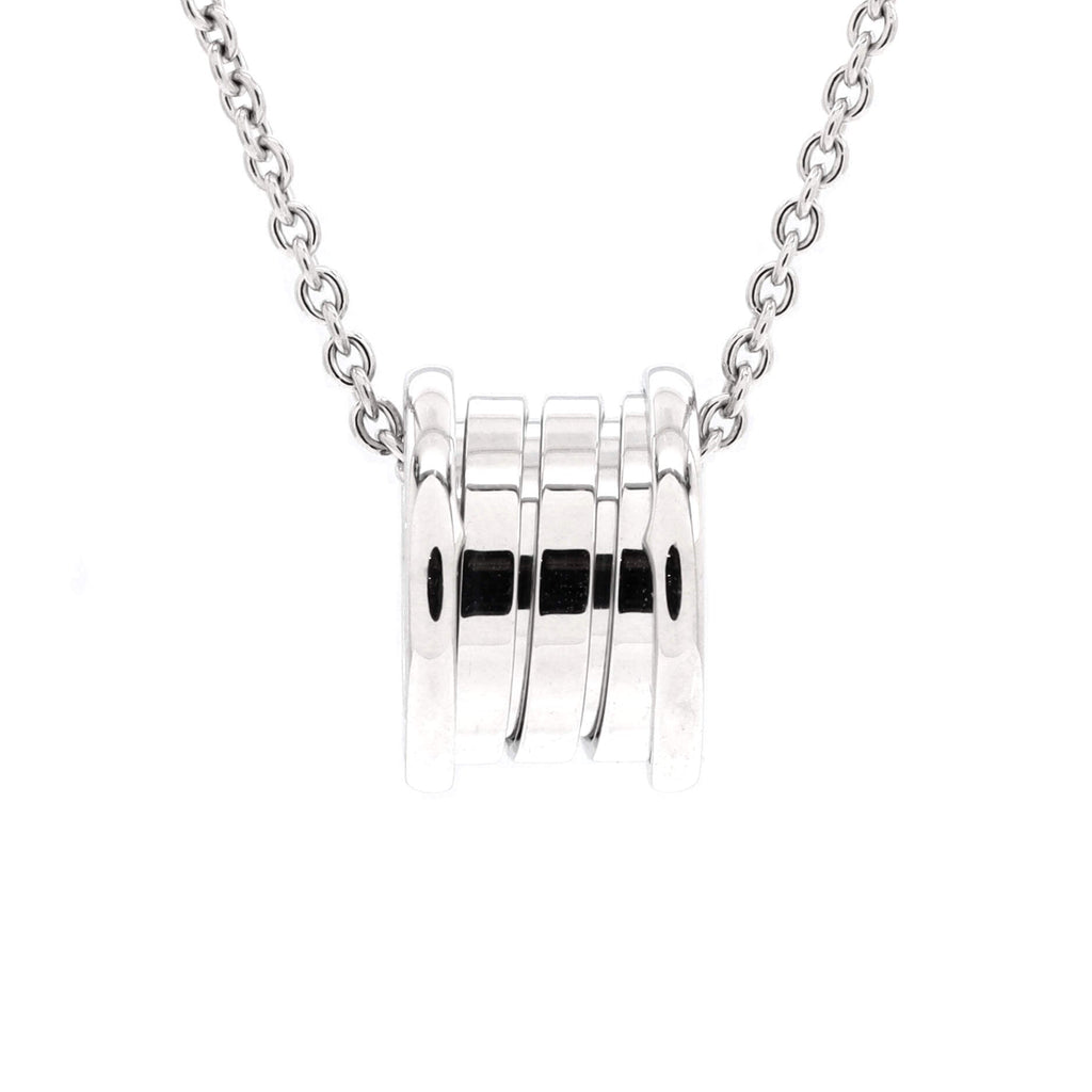 B.Zero1 Pendant Necklace 18K White Gold