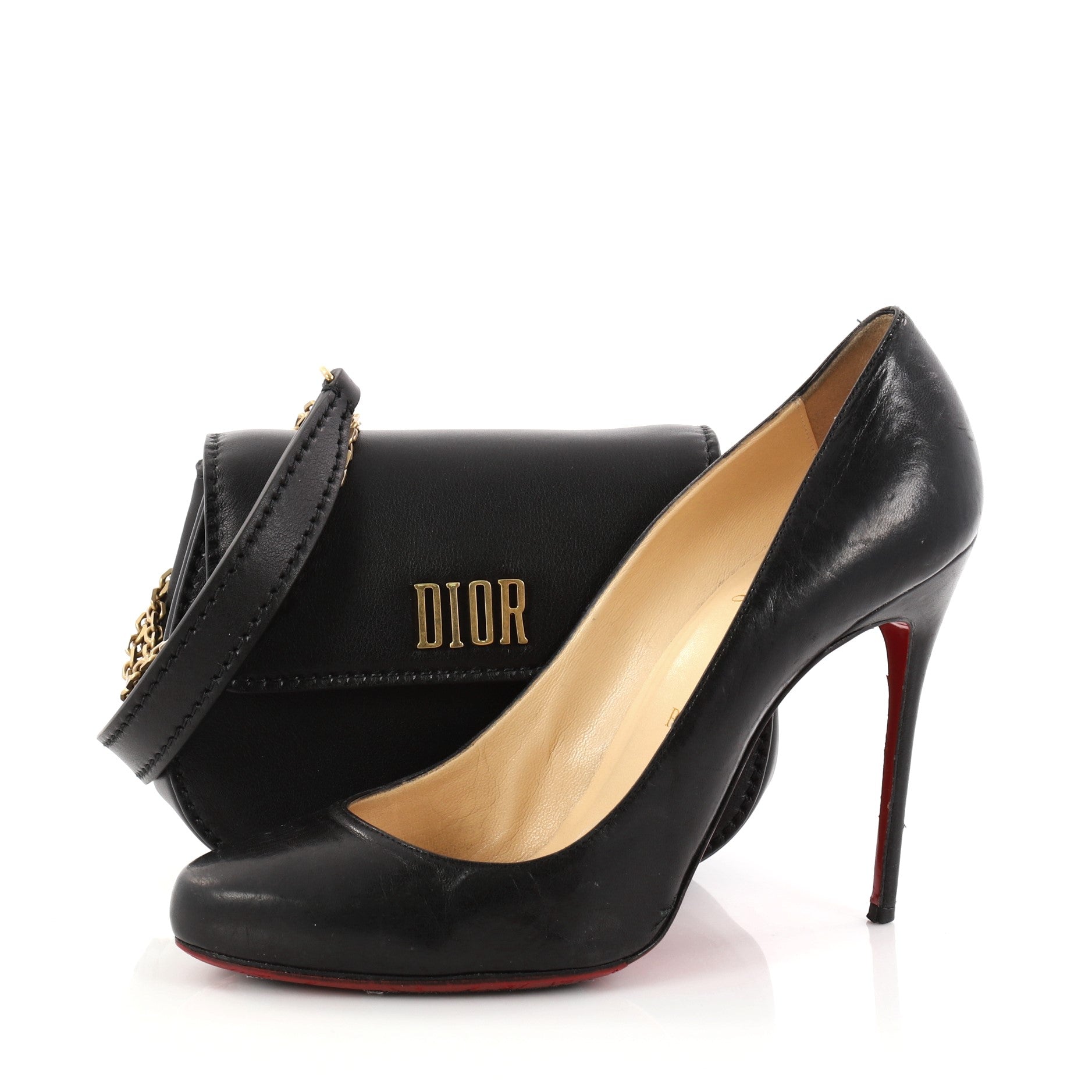 Dioraddict Shoulder Bag Leather Mini