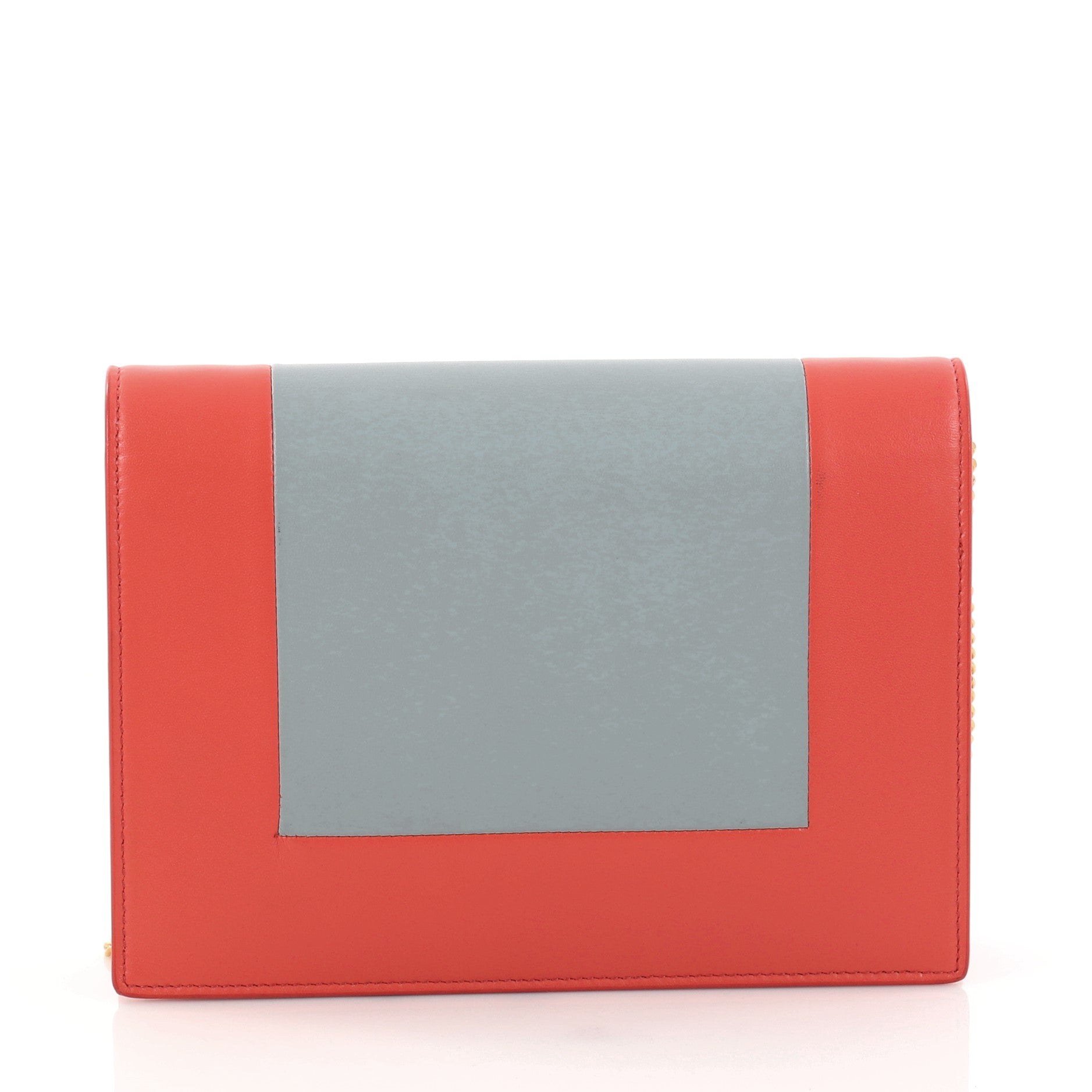 Frame Evening Clutch on Chain Leather