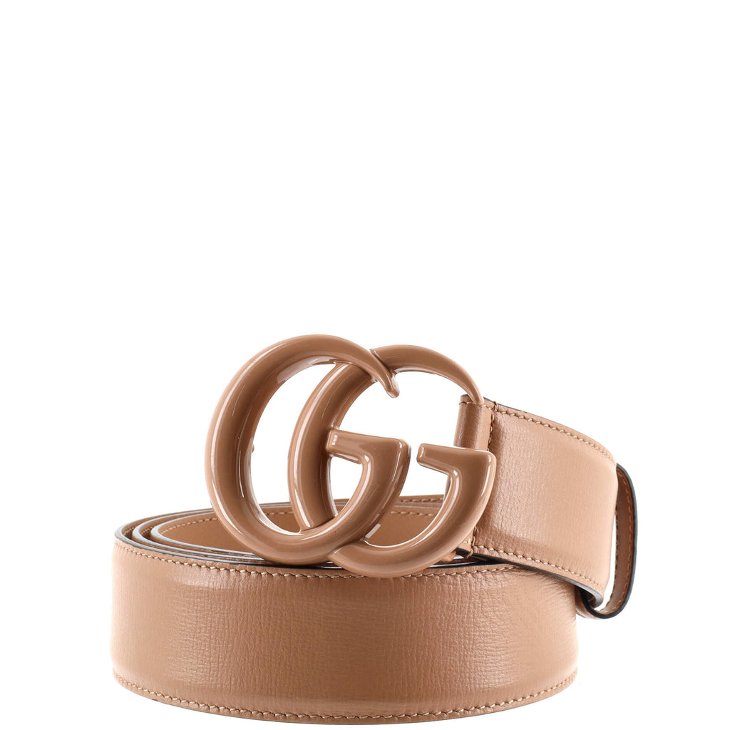 GG Marmont Monochrome Belt Leather with Enamel Wide 95