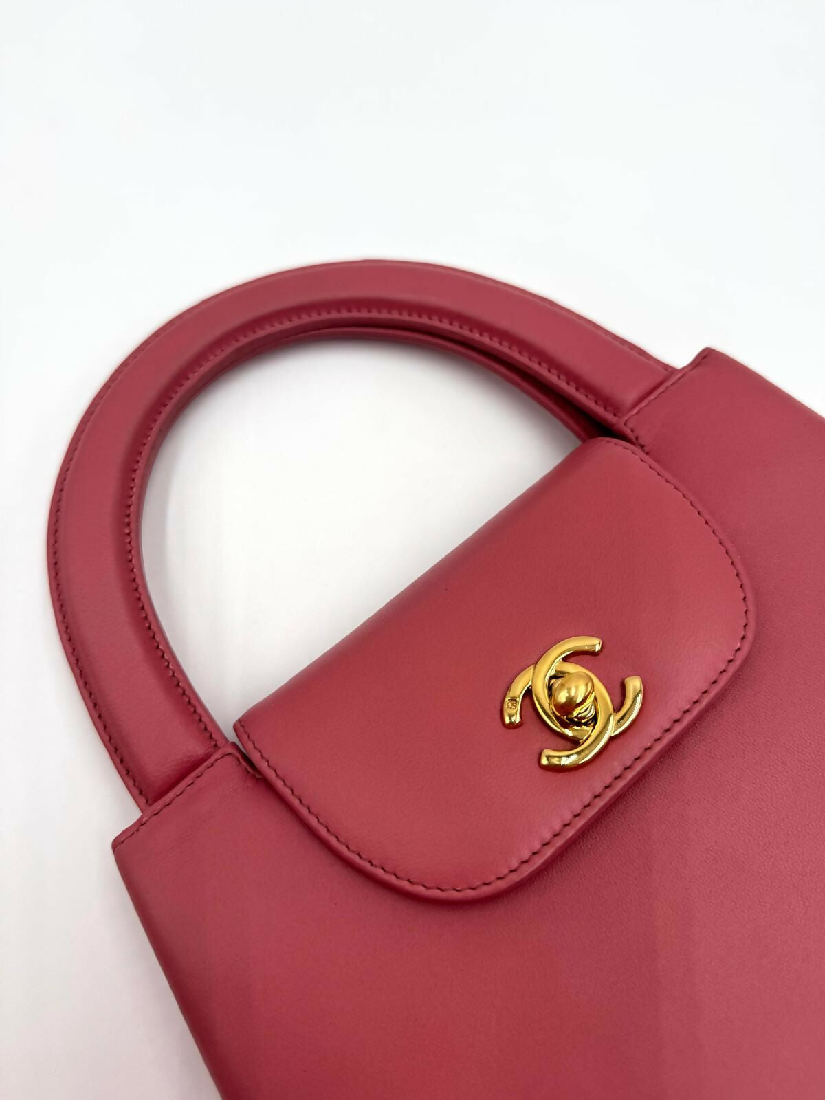 Chanel Vintage Dusty Pink Mini Kelly