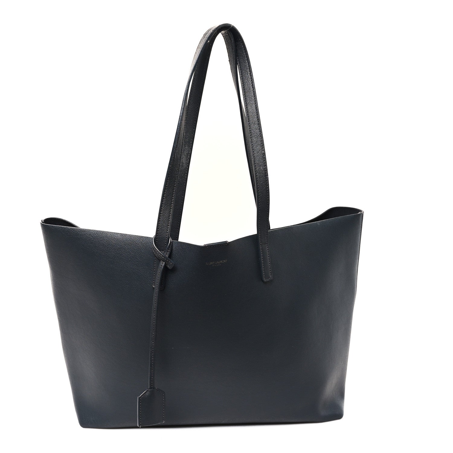 Calfskin Large Shopping Tote Dark Grey