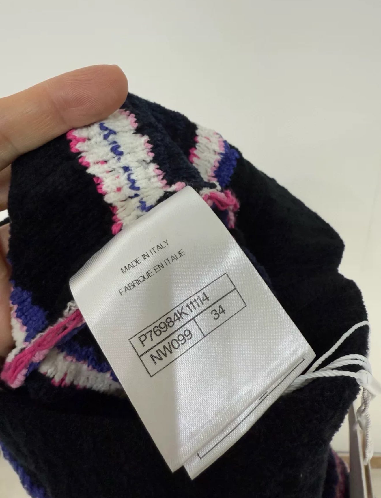 Chanel 24P Pink & Purple knitted Skirt