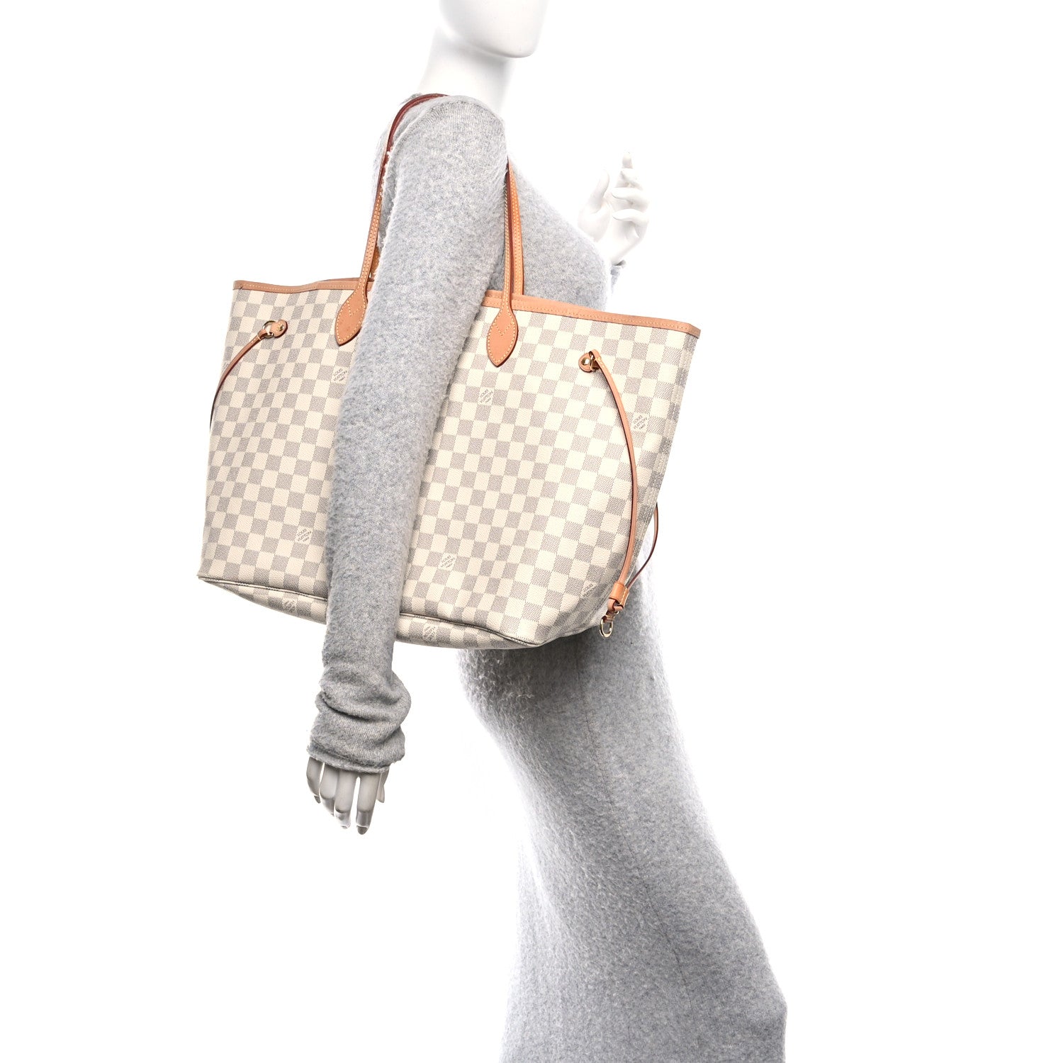 Damier Azur Neo Neverfull GM Rose Ballerine