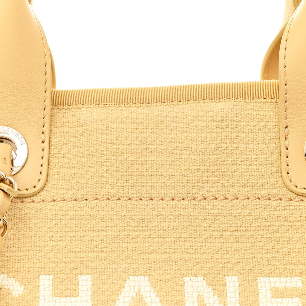 Mixed Fibers Small Deauville Tote Yellow