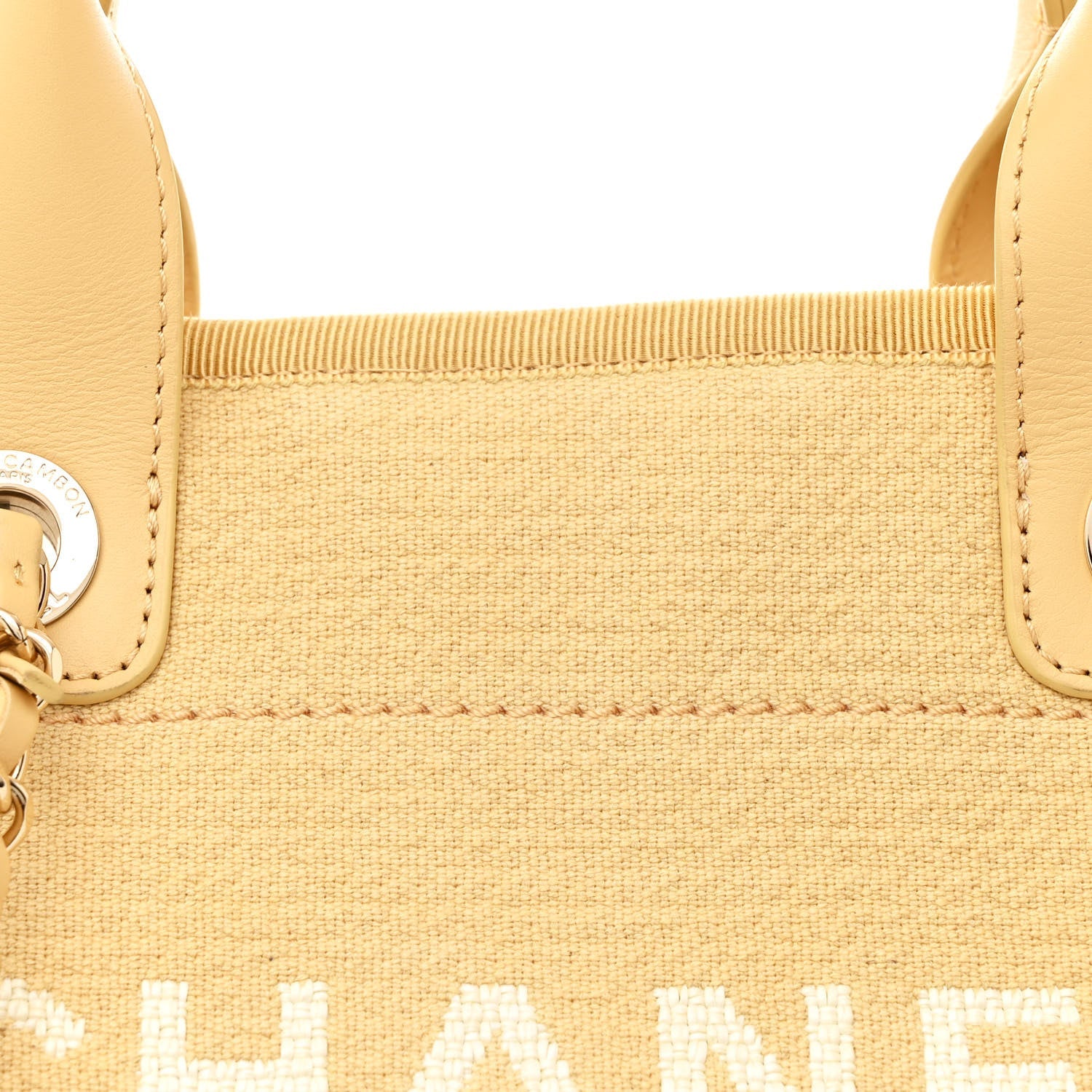 Mixed Fibers Small Deauville Tote Yellow