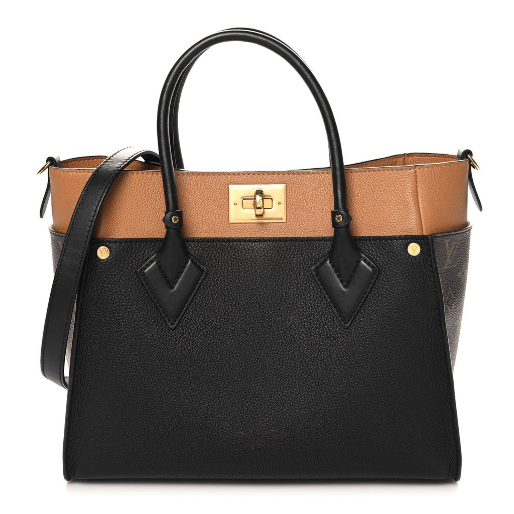 Calfskin Monogram On My Side Black